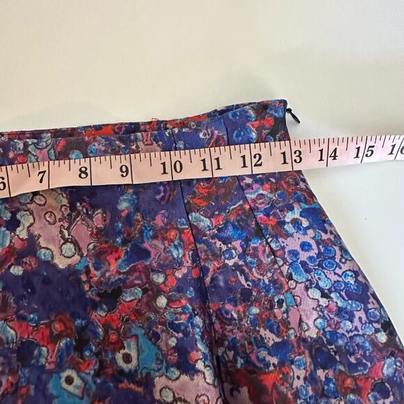 LK Bennett Women's Brunele Full Printed Midi Skirt Size 4 Abstract Artsy Bold - Picture 8 of 13